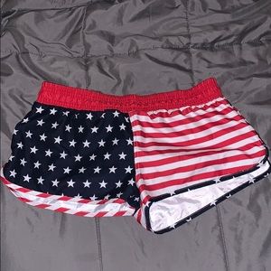 XL American Flag Shorts